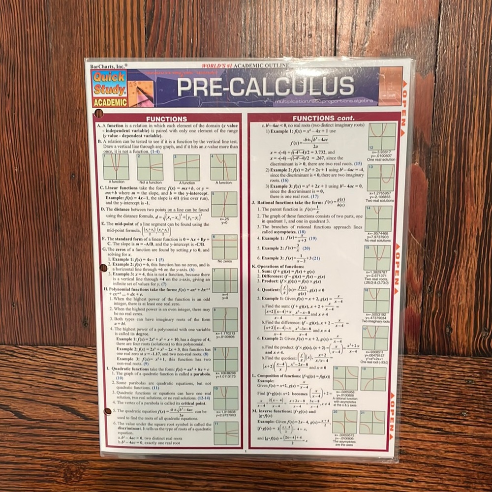 Quick Study Academic study guides